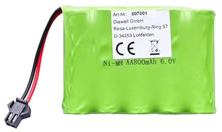 Akku 6V 800mAh NI-MH Modellbau 70x50x15mm Neu 600015