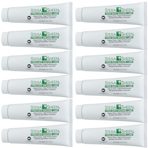 Stera-sheen - Lubricante para maquinaria de alimentos, 12 tubos de 113 g, alto rendimiento