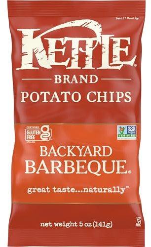 Kettle Foods, Potato Chips, Backyard Barbeque, 5 oz (142 g)