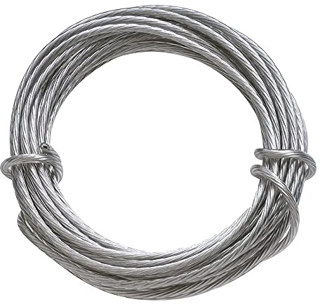 OOK Picture Hanging Wire Stainless Steel (9') 30lb,Silver