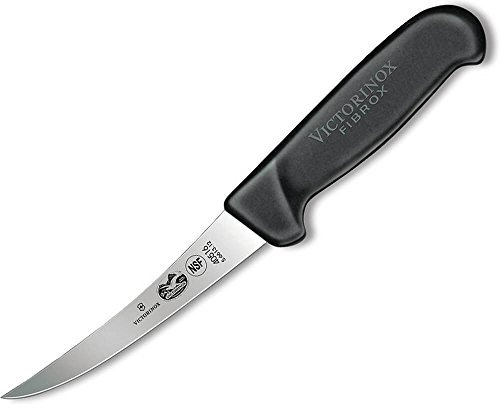Victorinox, coltello da cucina disossatore Fibrox con lama flessibile, nero, 12 cm, 5.6613.12