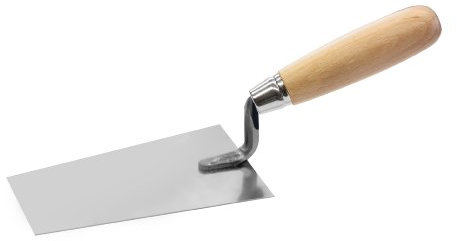 TECTOOL Berner Putzkelle rostfrei, Holzgriff, 160 mm