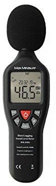 Digital Sound Level Decibel Meter 30-130dB Pressure Tester USB Auto Ranging with Internal Memory and Data Logging Function