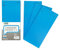 D.RECT 100er Pack Karton-Trennstreifen. 11x24cm Trennlaschen Trennblätter Ordner Register 160g/m² Blau, 009446
