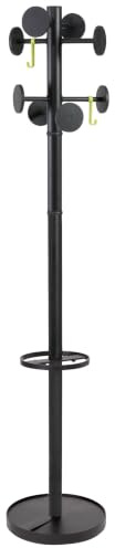 Alba Coat Stand, Metal, Black, One Size, PMSTAN3N