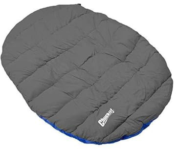 Chuckit! Outdoor Travel Portable Water Resistant Travel Pillow Dog Bed For Medium to Large Dogs 20 to 100 lbs, 39L x 30W, Blue