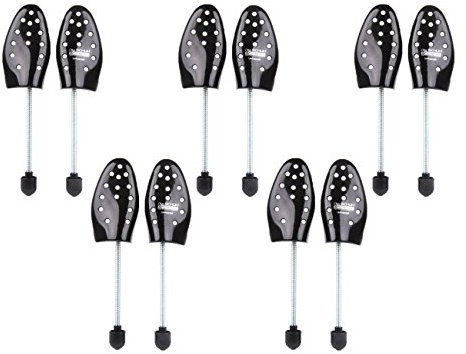 Die Schuhanzieher 5 Paar Set – Schuhspanner aus Kunststoff – mit Spiralfeder – Form: Herren UNIVERSAL – Made in Germany – z2481 (39-41)