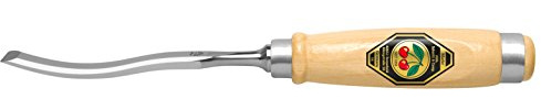 Kirschen 1051020 20 mm Number 1051 S-Form Firmer Chisel with Hornbeam Handle - Multi-Colour