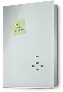 Blomus - VELIO - Armoire à clés / tableau magnétique en verre blanc - 65366