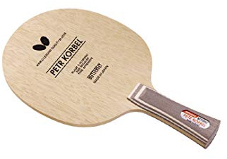 Butterfly Petr Korbel Table Tennis Blade - 5-ply All-Wood Blade - Professional Table Tennis Blade - Available in FL and ST Shakehand Handle Styles - Made in Japan