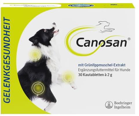 CANOSAN Kautabletten 30 STK. Grünlippmuschel für Gelenkgesundheit bei Hunden
