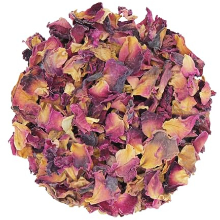 1000Kräuter Fleurs de roses rouges Pétales de rose comestibles Infusion de rose 100g