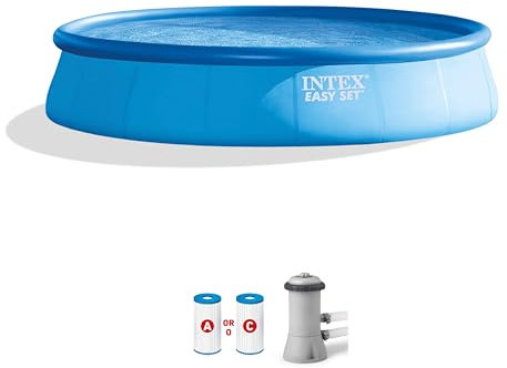 Intex Easy Set Círculo Azul - Piscina (Círculo, Azul, 7 personas(s), 6 año(s), 2006 l/h, 110-120)