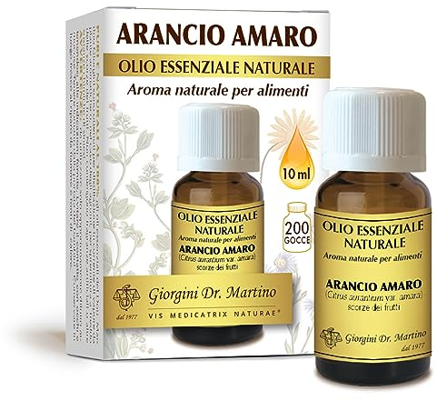 Dr Giorgini ARANCIO AMARO Olio Essenziale naturale - 10 ml (aroma per alimenti)