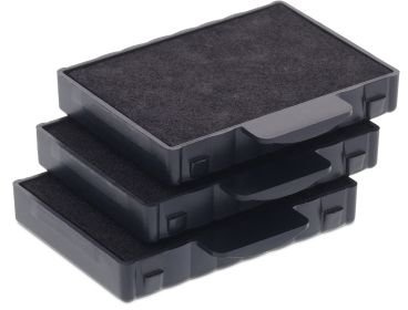Trodat Replacement Ink Cartridge 6/50 - Pack of 3 Color Black