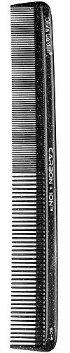 Olivia Garden Carbon + Ion Haarschneidekamm, mit abgerundeten Kammzähnen