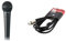 Behringer Ultravoice XM8500 Dynamisches Gesangsmikrofon mit Nierencharakteristik + Stagg SAC3MPSXF Audio Kabel (3m, mini-Stereo Klinke, Stecker-auf-XLR Buchse) Bundle
