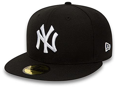 NEW ERA Cap MLB Basic Neyyan black white (7 1/8) , 7 1/8