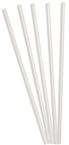 Perfect Stix Clear Concession Straight-Cut Straw, Unwrapped, 7-3/4 Length, Clear (Pack of 100)