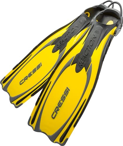 REACTION EBS FINS YELLOW/SILVER M/L (8/9)