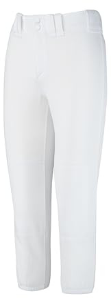 Mizuno Womens Select Low Rise Belted Pant S White, White, Small US