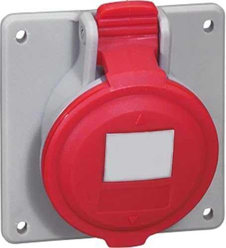 Legrand 555289 Prise à entraxes unifiés fixe P17 IP44 32A, 380V~ à 415V~, 3P+N+T