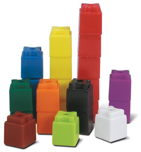 hand2mind Interlocking UniLink Math Linking Cubes, Plastic Cubes, Color Sorting, Connecting Cubes, Math Manipulatives, Counting Cubes for Kids Math, Math Cubes, Counters for Kids Math (Set of 1000)