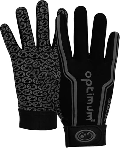 Optimum Velocity Gloves Gants Unisex-Youth, Black, Super Mini