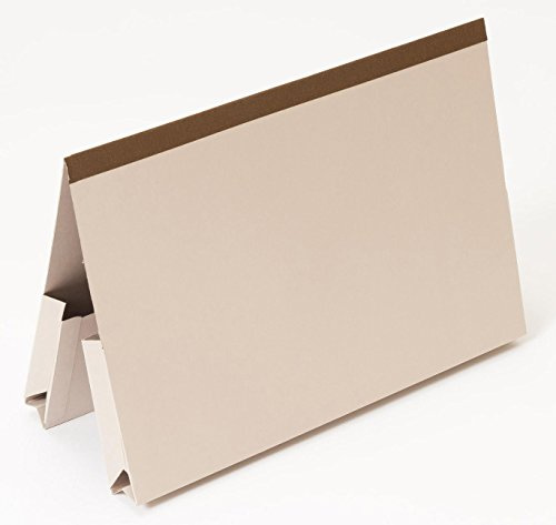 Exacompta - Ref 218-BUFZ - Guildhall - Reinforced Double Pocket Legal Wallets, 25 x 35.5cm, 315gsm Heavyweight Manilla, A4 & Foolscap, Blue Angel Certified - Buff, Pack of 25