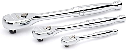 GEARWRENCH 3 Piece 1/4, 3/8 & 1/2 Drive 120XP Teardrop Ratchet Set - 81206P