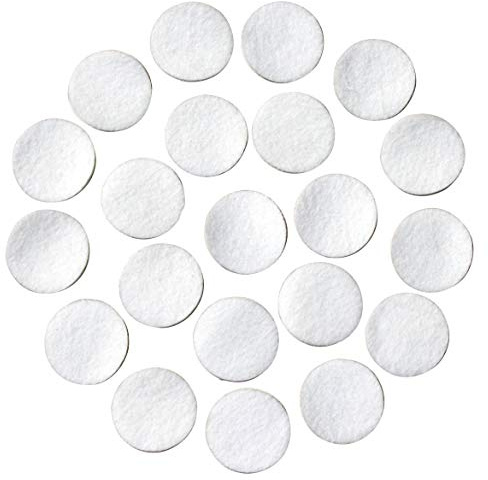 White Adhesive Felt Circles: Variety of Sizes: ½”, ¾”, 1 or 1.5 Wide; Package Sizes for Wholesale Pricing, Die Cut Stickers Ready to use for DIY Projects & Crafts (48 Count 1.5, White)
