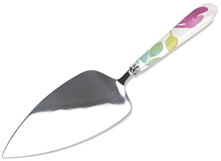 Portmeirion Home & Gifts WG1104-XG Water Garden Cake Slice, White, multicoloured