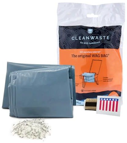 Cleanwaste Wag Portable Toilet Bags 100-Pack