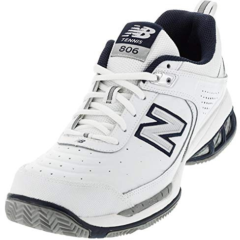 New Balance Men's 806 V1 Tennis Shoe, White, 11 XW US
