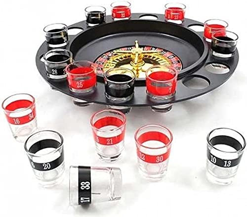 Iso Trade Roulette drickspel 16 snapsglas 2 metallkulor party fest nyårsafton födelsedag 669