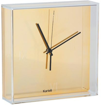 Kartell Tic und Tac, Wall Clock, Gold Metallictöne