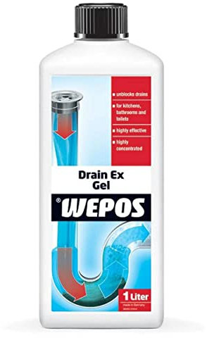 Wepos 2000101753 Rohr Frei Gel 1 Liter flüssig