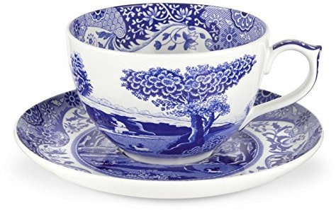 Blue Italian - Tazza e piattino Jumbo da 200 ml by Spode