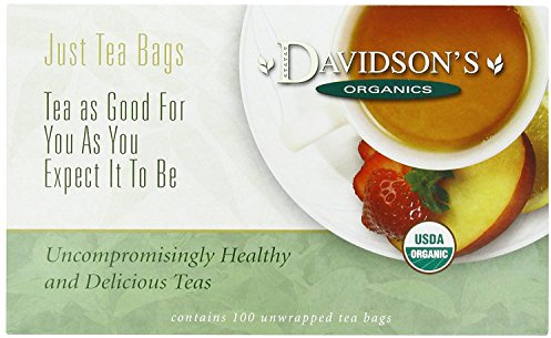 Davidson's Organics, White Peony, 100-count Unwrapped Tea Bags