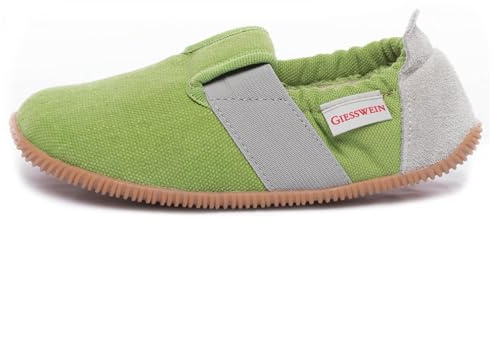 Giesswein Pantofole per Bambini Söll Slim-Fit Verde Erba 26