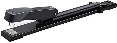 5 Star Heavy Duty Long Arm Full Strip Stapler 300mm Reach 20 Sheets Capacity Black