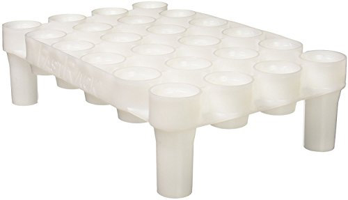 FastFerment FRBB-24 FastRack Beer Bottle Drying Rack, Food Grade BPA Free HDPE Plastics, White, 12oz - 350ml