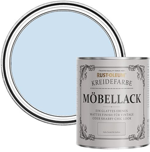 Rust-Oleum Chalk Chalky Furniture Paint Powder Blue 750ML, 0070022G1