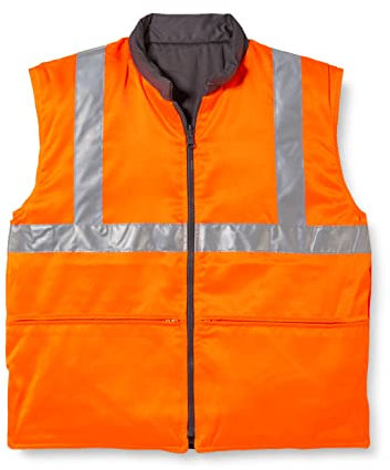 Portwest Hi-Vis Reversible Bodywarmer RIS, Size: XL, Colour: Orange, RT44ORRXL