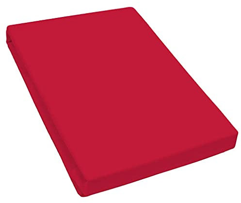 Formesse Bella-Donna Jersey Spannbettlaken rot, 140x200 - 160x220 cm