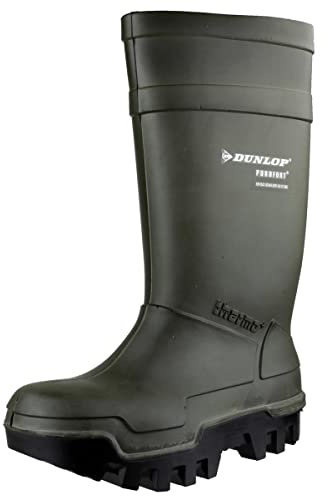 Stivali da lavoro Dunlop Purofort Thermo + massima sicurezza termici verde scuro / nero, S5 - 42 - C662933