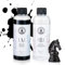 Schwarzes Epoxidharz, 474 ml, blasenfreies, glänzendes Epoxidharz, Epoxidharz für Tischplatten für Kunsthandwerk, Gieße(237 ​​ml x 2)