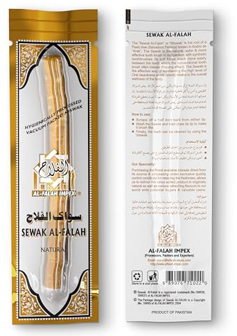 Sewak Al-Falah: Miswak (Traditional Natural Toothbrush) (1 Pack)
