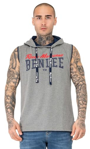 Ben Lee Epperson T-Shirt à Capuche sans Manche Homme Gris FR : XXL (Taille Fabricant : XXL)