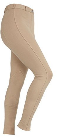 Shires Wessex Jodhpurs Equitazione Abbigliamento Casual Donna in Bianco 30, Beige